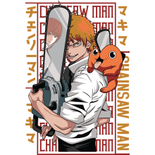 Chainsaw Dark Anime Vector